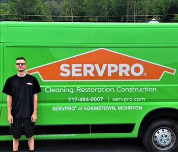 Alec Stoner, team member at SERVPRO of Adamstown, Mohnton