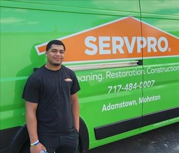 Juan Perdomo, team member at SERVPRO of Adamstown, Mohnton