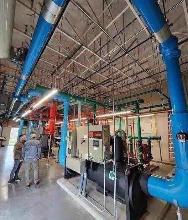 Photo of mechanical room at UGI of Denver PA.